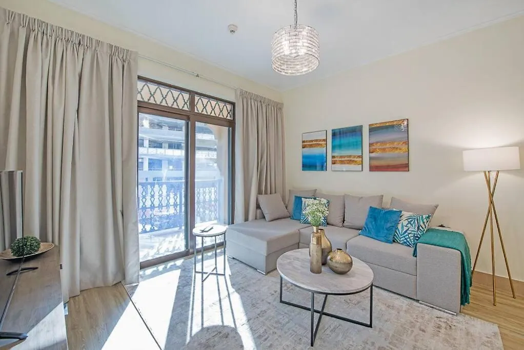 First Class Walk To Dubai Mall From This Chic 2Br With Balcony Views